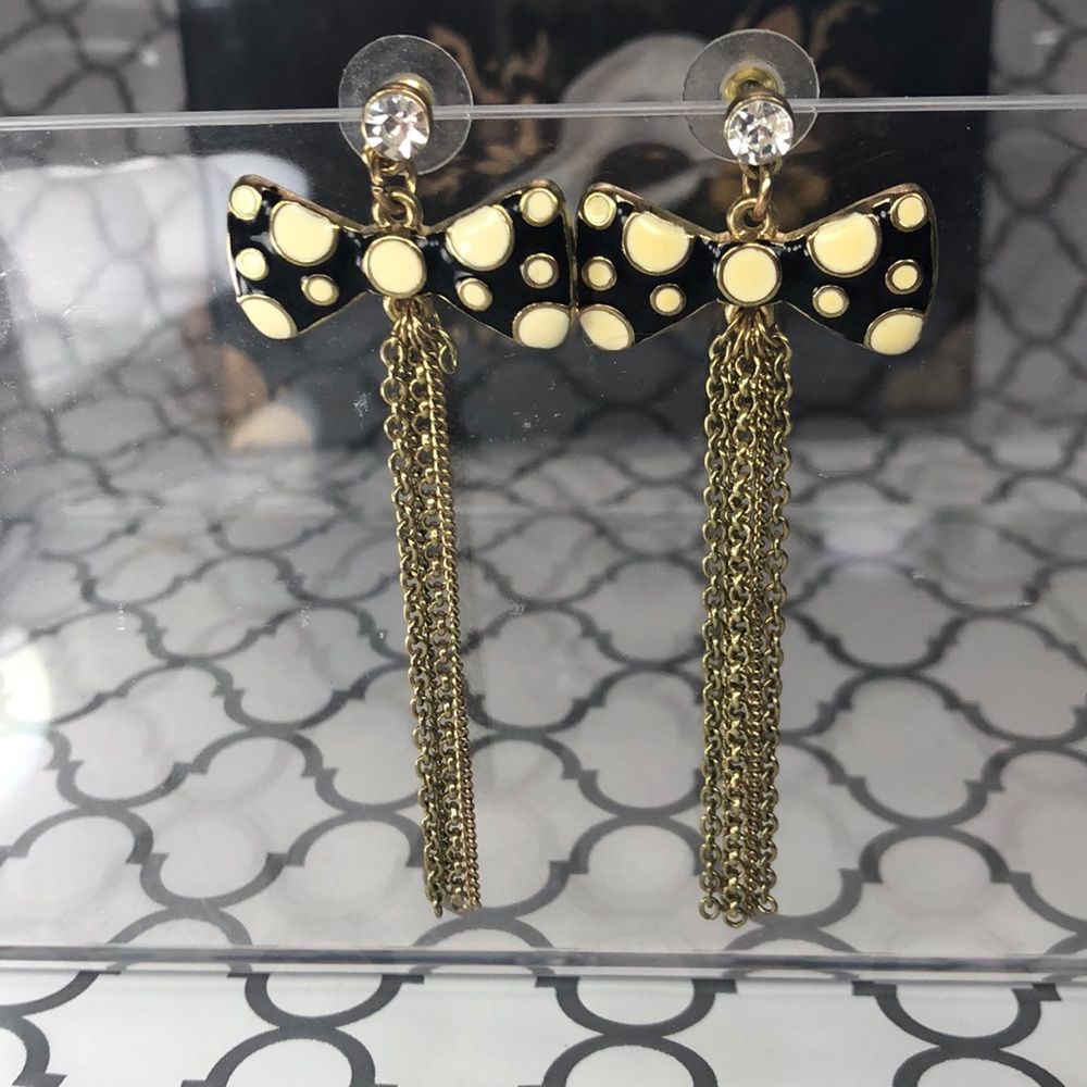 Early 2000’s Betsey Johnson polka dot earrings